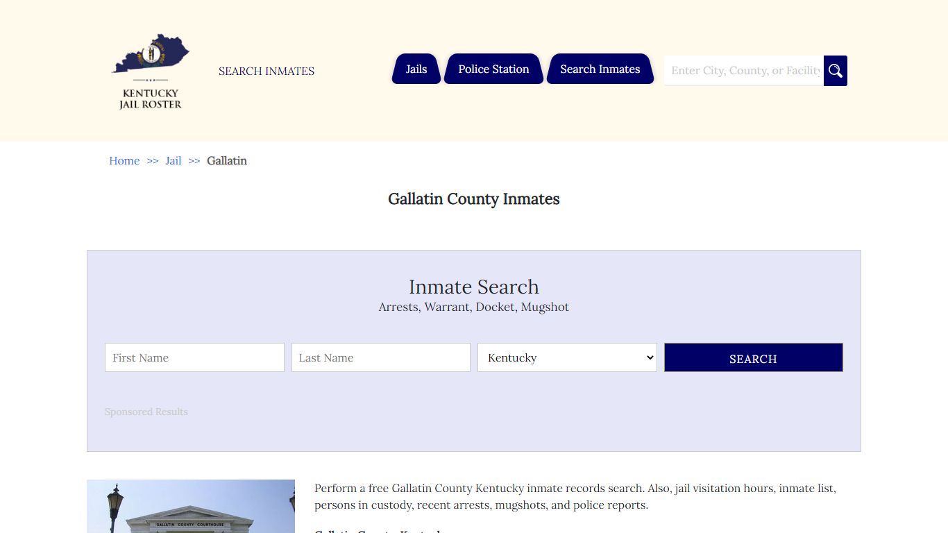 Gallatin County Inmates | Jail Roster Search